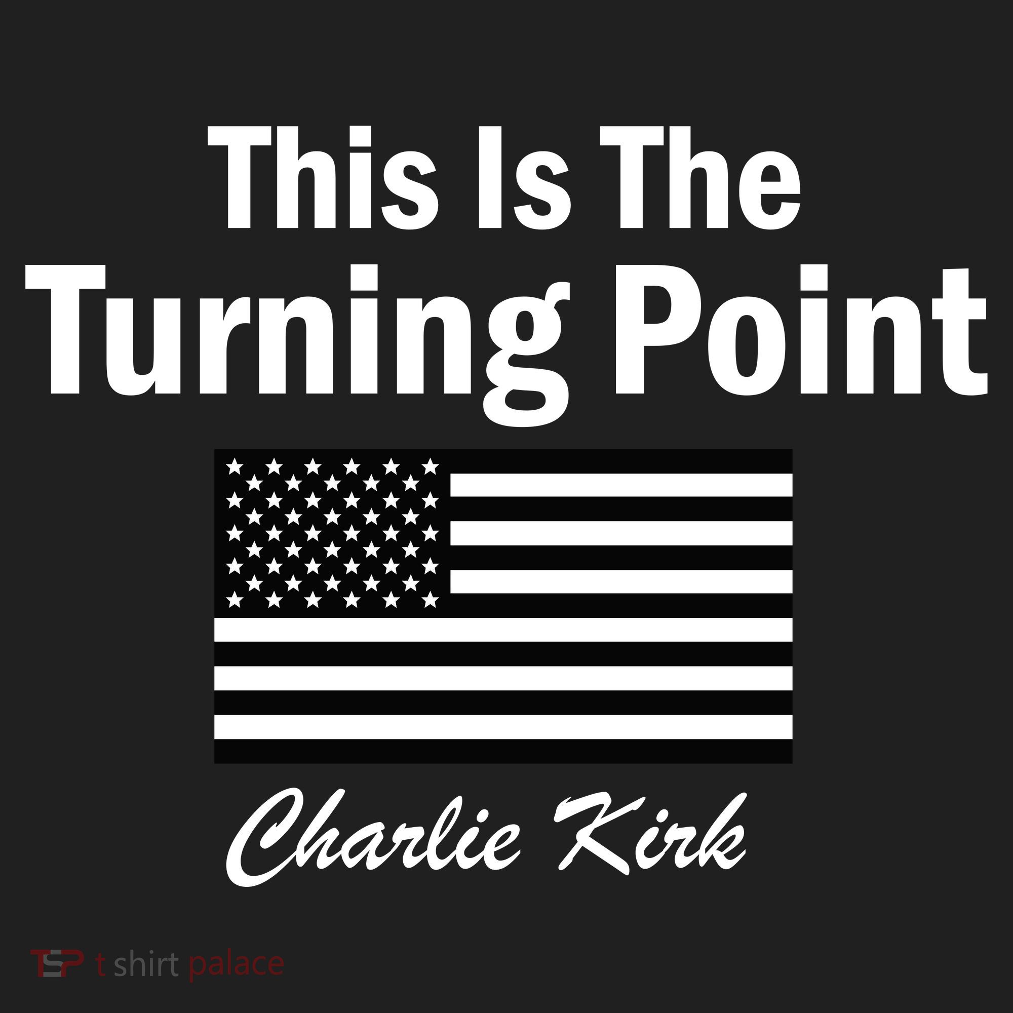 This Is The Turning Point Charlie Kirk Golf Towel