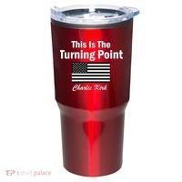 This Is The Turning Point Charlie Kirk Tumbler thumb 0