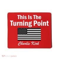 This Is The Turning Point Charlie Kirk Mousepad thumb 0