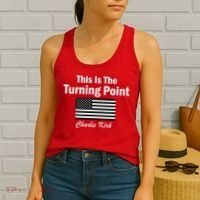This Is The Turning Point Charlie Kirk Women's Tank Top thumb 2