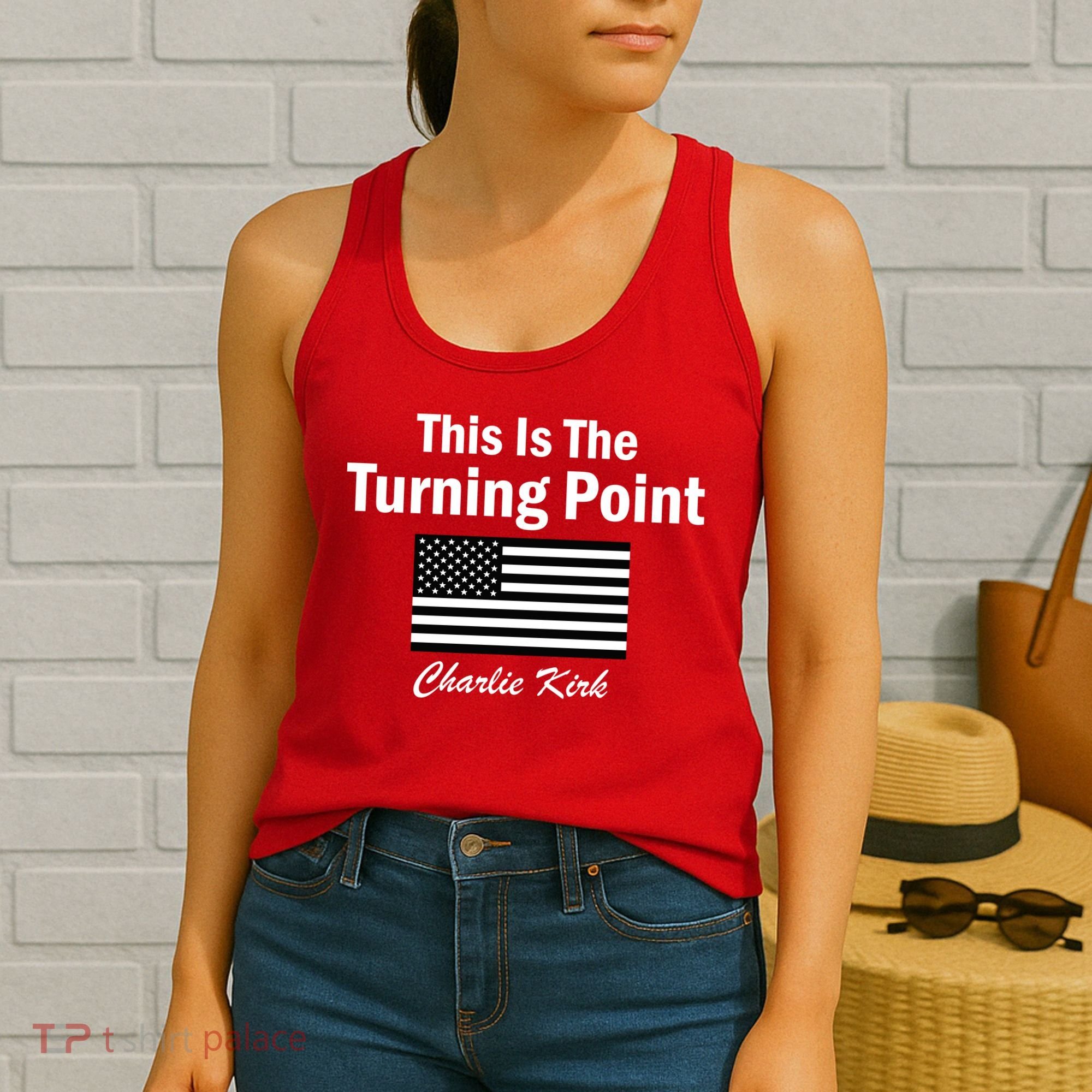 This Is The Turning Point Charlie Kirk Women's Tank Top