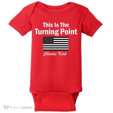 This Is The Turning Point Charlie Kirk Baby Bodysuit