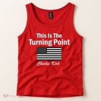 This Is The Turning Point Charlie Kirk Tank Top thumb 2