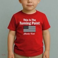 This Is The Turning Point Charlie Kirk Toddler T-Shirt thumb 2