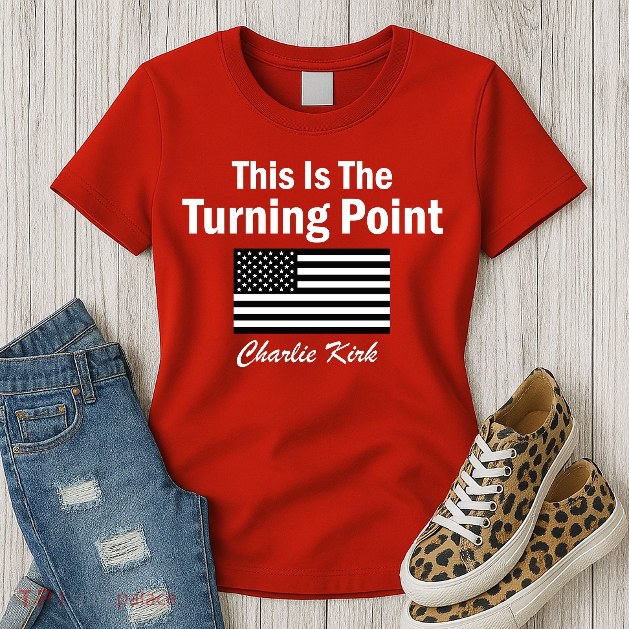 This Is The Turning Point Charlie Kirk Women's T-Shirt