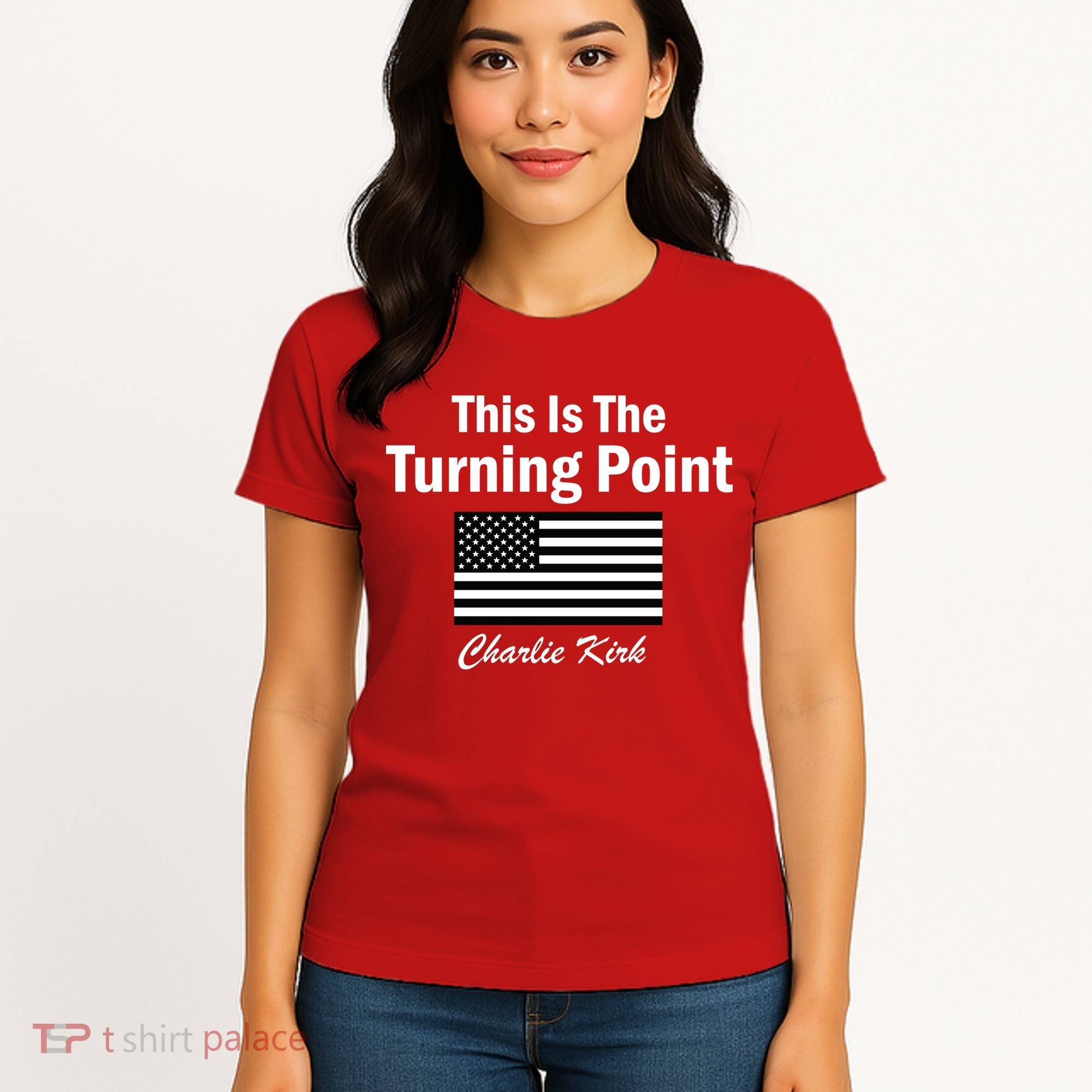 This Is The Turning Point Charlie Kirk Women's T-Shirt