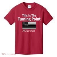 This Is The Turning Point Charlie Kirk Kids T-Shirt thumb 0