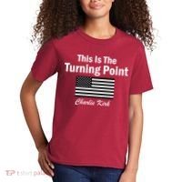 This Is The Turning Point Charlie Kirk Kids T-Shirt thumb 2