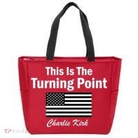 This Is The Turning Point Charlie Kirk Tote Bag thumb 0