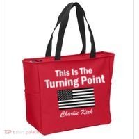 This Is The Turning Point Charlie Kirk Tote Bag thumb 2