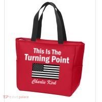 This Is The Turning Point Charlie Kirk Tote Bag thumb 3