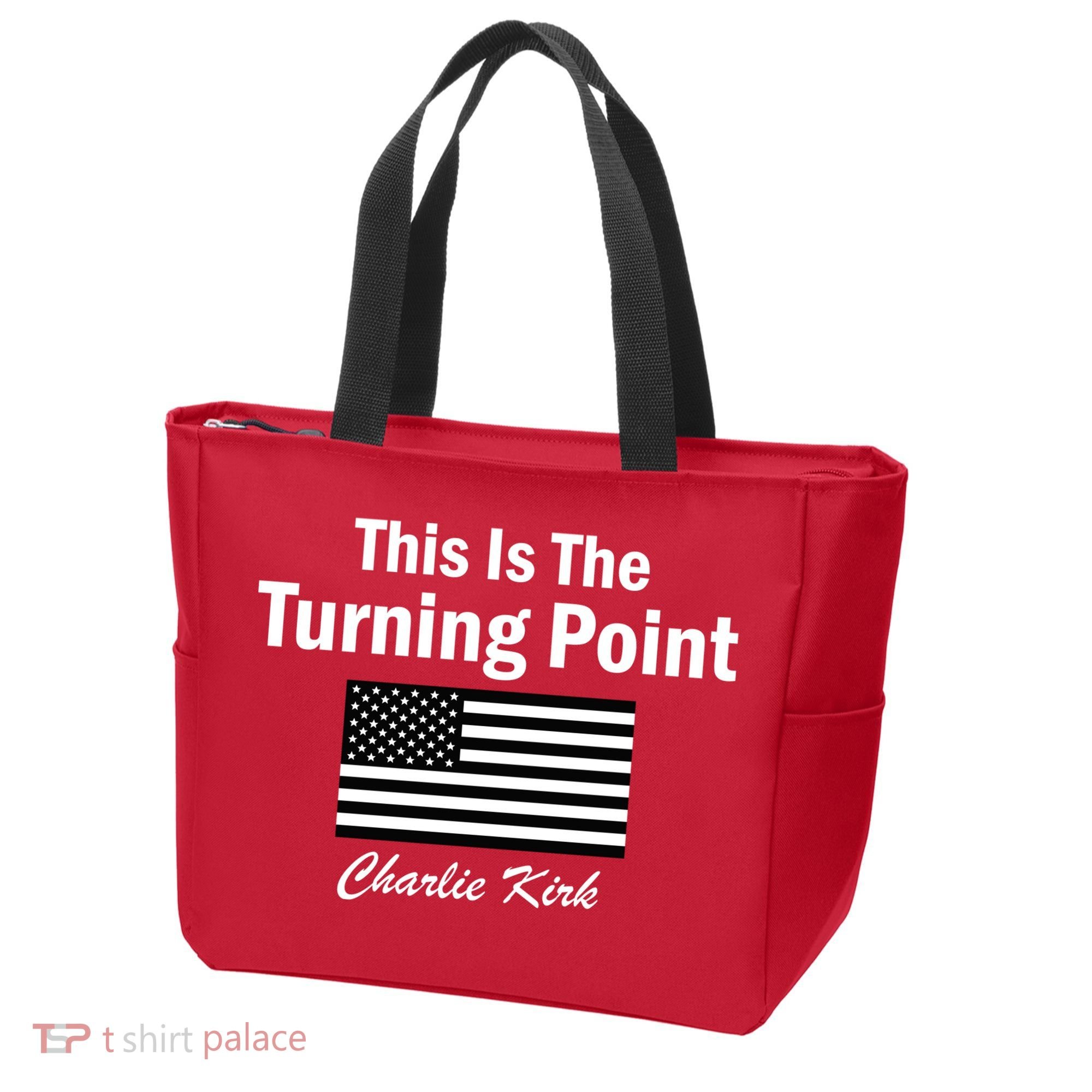 This Is The Turning Point Charlie Kirk Tote Bag
