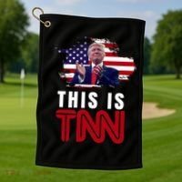 This Is TNN Pro Donald Trump USA Golf Towel thumb 1
