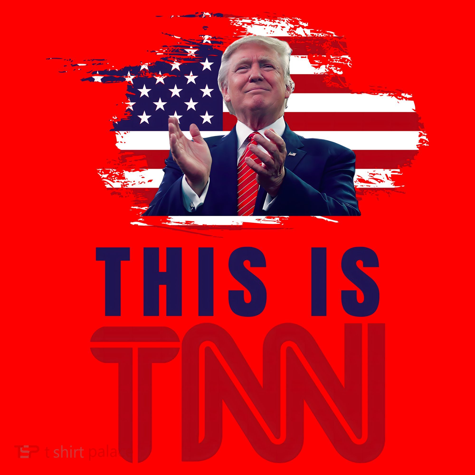 This Is TNN Pro Donald Trump USA Santa Hat