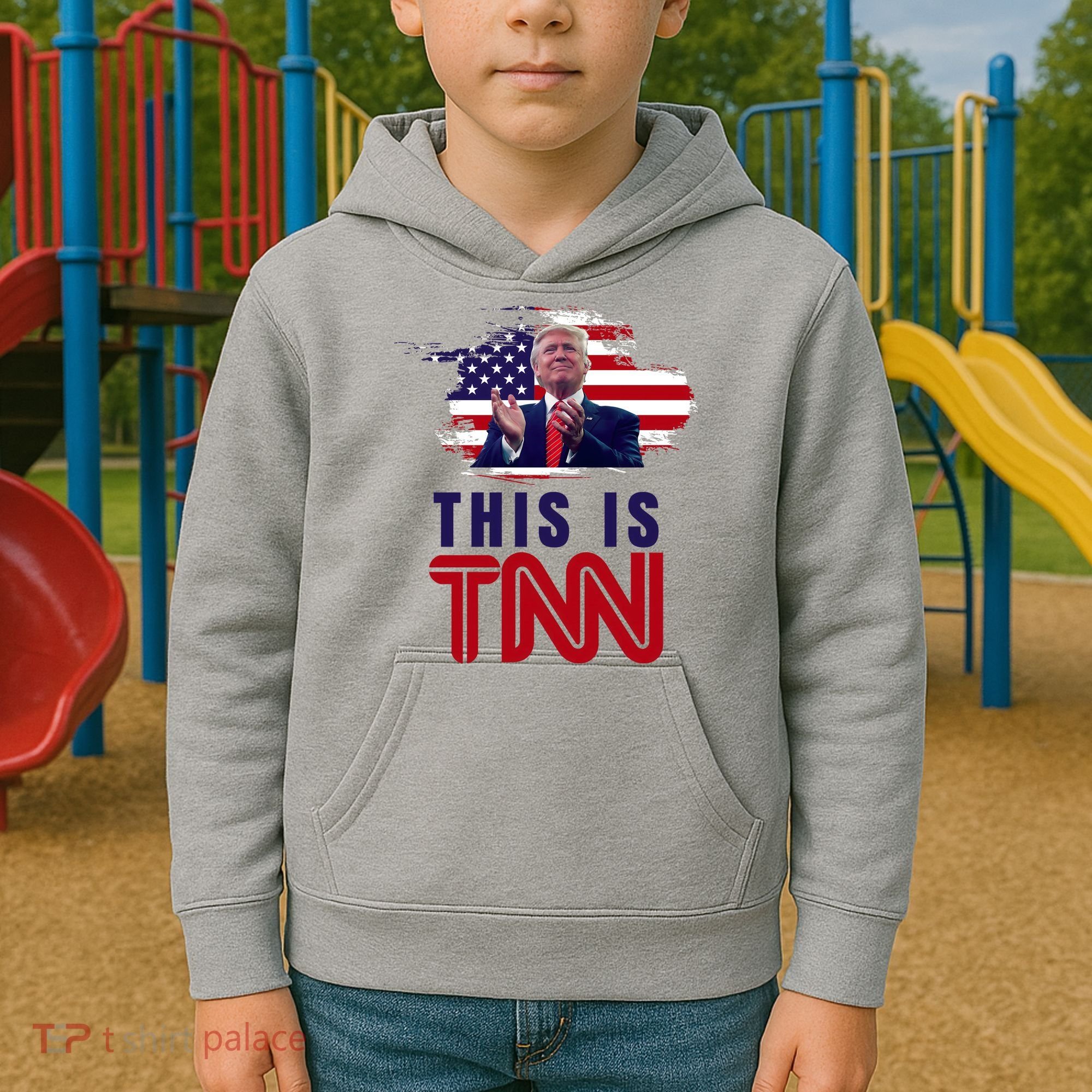 This Is TNN Pro Donald Trump USA Kids Hoodie