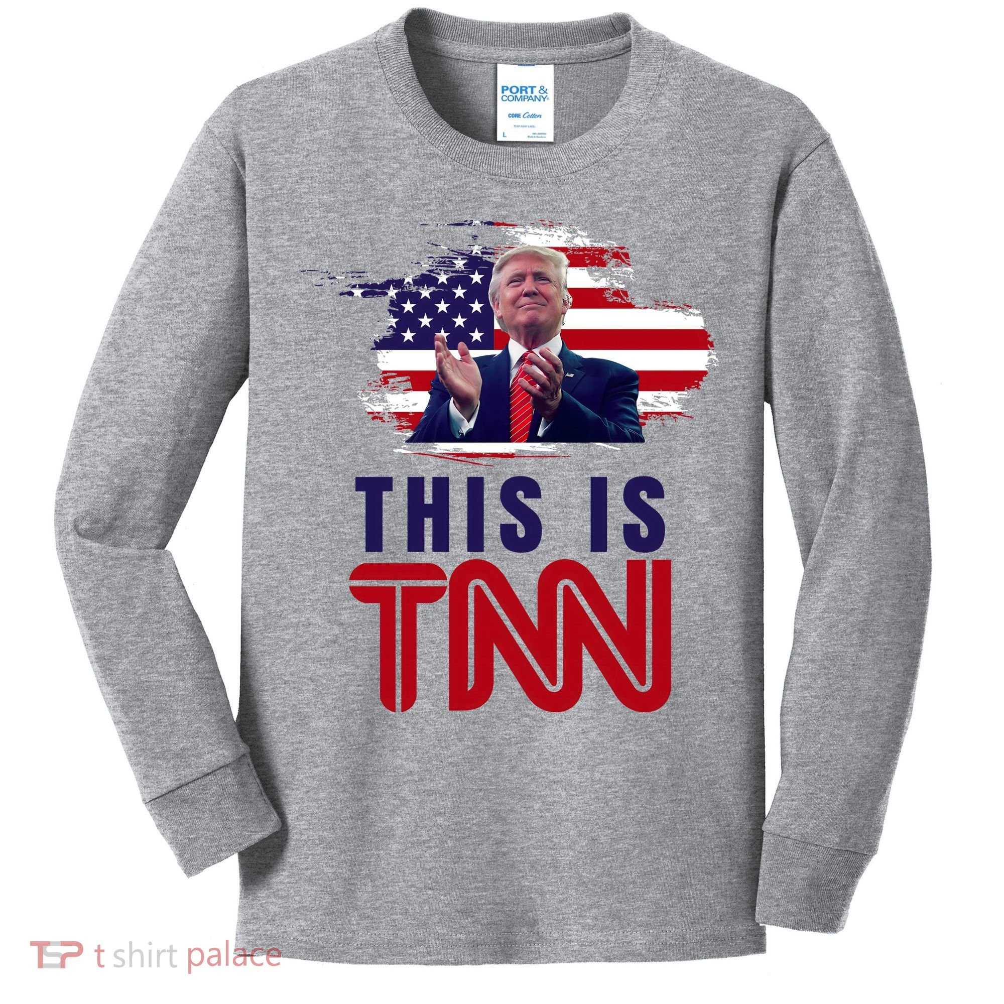 This Is TNN Pro Donald Trump USA Kids Long Sleeve Shirt