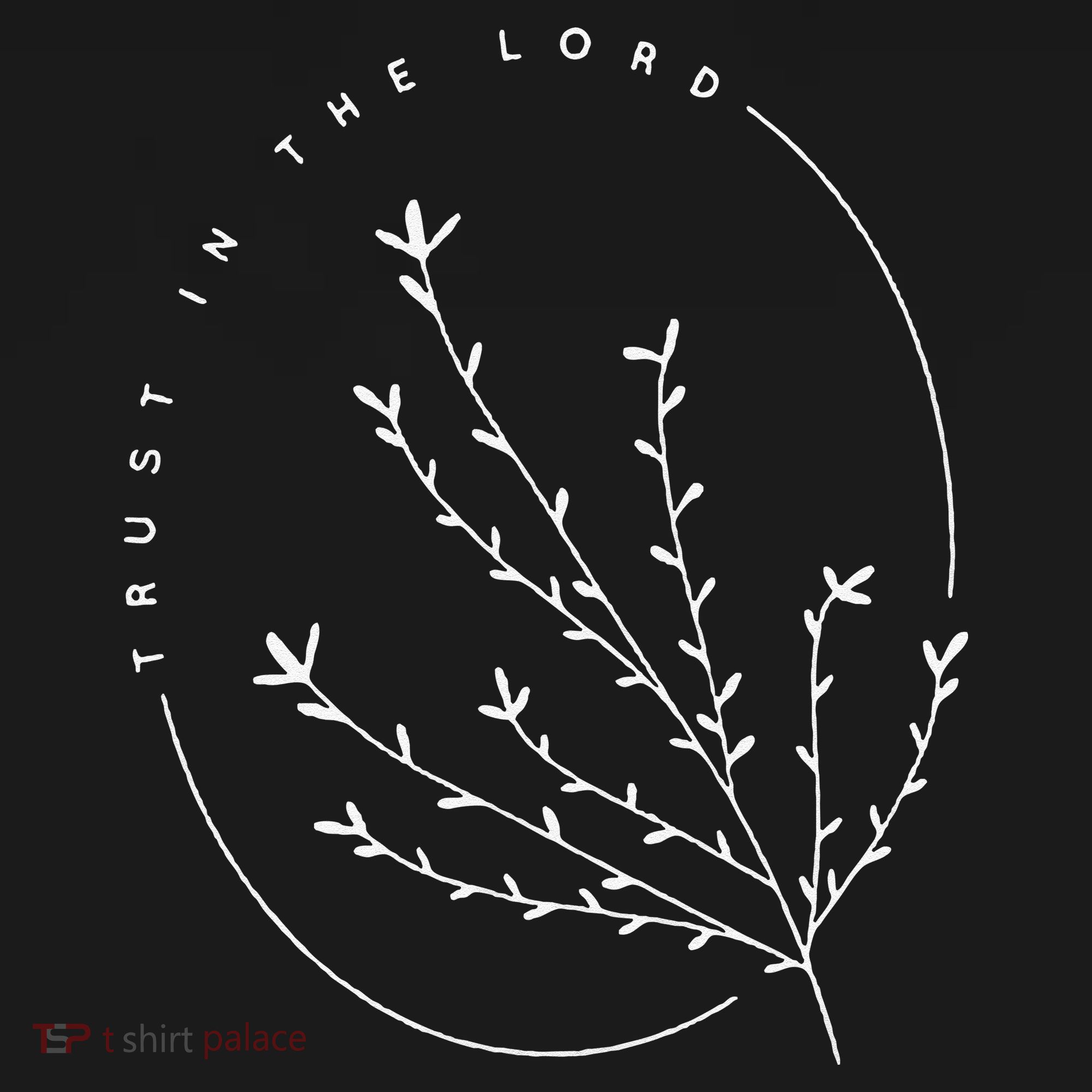 Trust in the Lord Flower Nature Lover Jesus Christ Christian Women's Tank Top