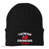 Taiwan Ing Team Taiwanese Flag Beer Funny Group Party Meaningful Gift Beanie thumb 0