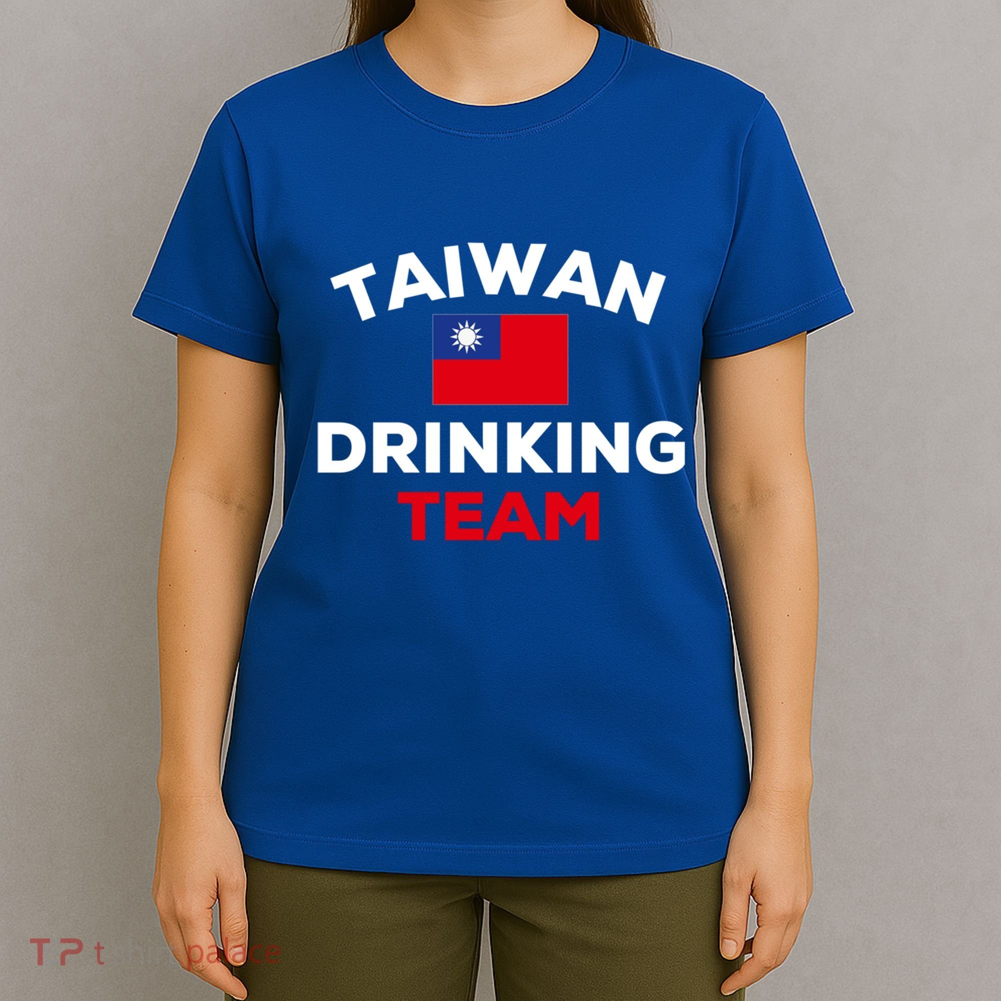 Taiwan Ing Team Taiwanese Flag Beer Funny Group Party Meaningful Gift T-Shirt