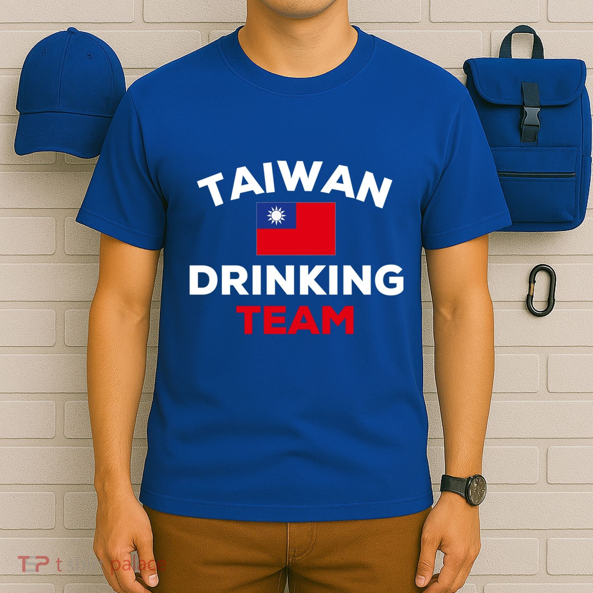 Taiwan Ing Team Taiwanese Flag Beer Funny Group Party Meaningful Gift T-Shirt