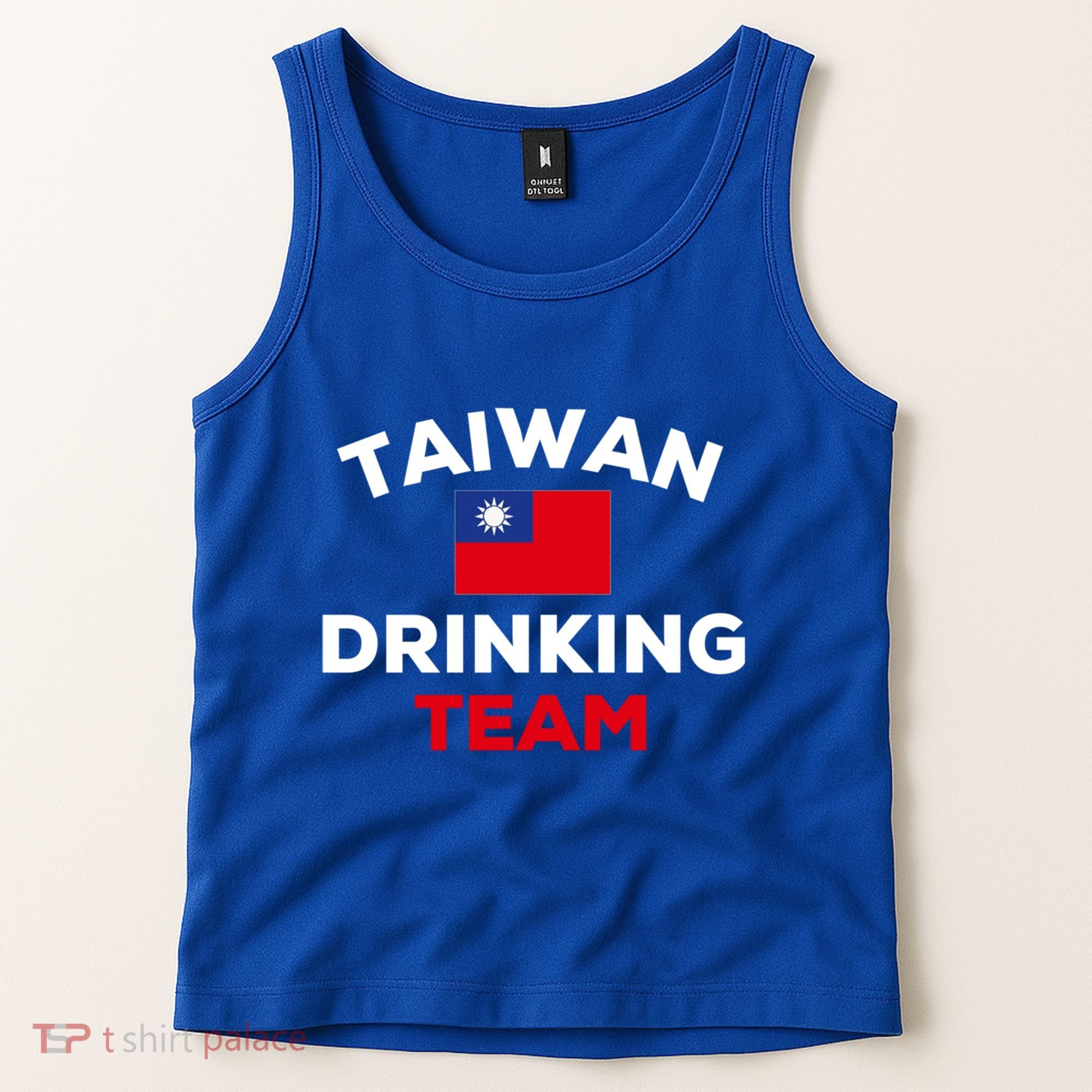 Taiwan Ing Team Taiwanese Flag Beer Funny Group Party Meaningful Gift Tank Top