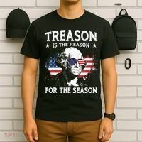 Treason Is The Reason For The Season 4th Of July USA Flag T-Shirt thumb 6