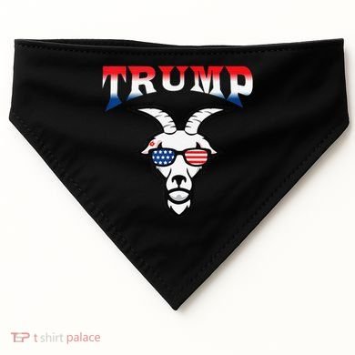 Trump Is The Goat USA-Made Doggie Bandana