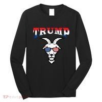 Trump Is The Goat Long Sleeve Shirt thumb 0