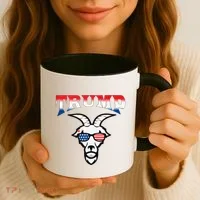 Trump Is The Goat Coffee Mug thumb 3