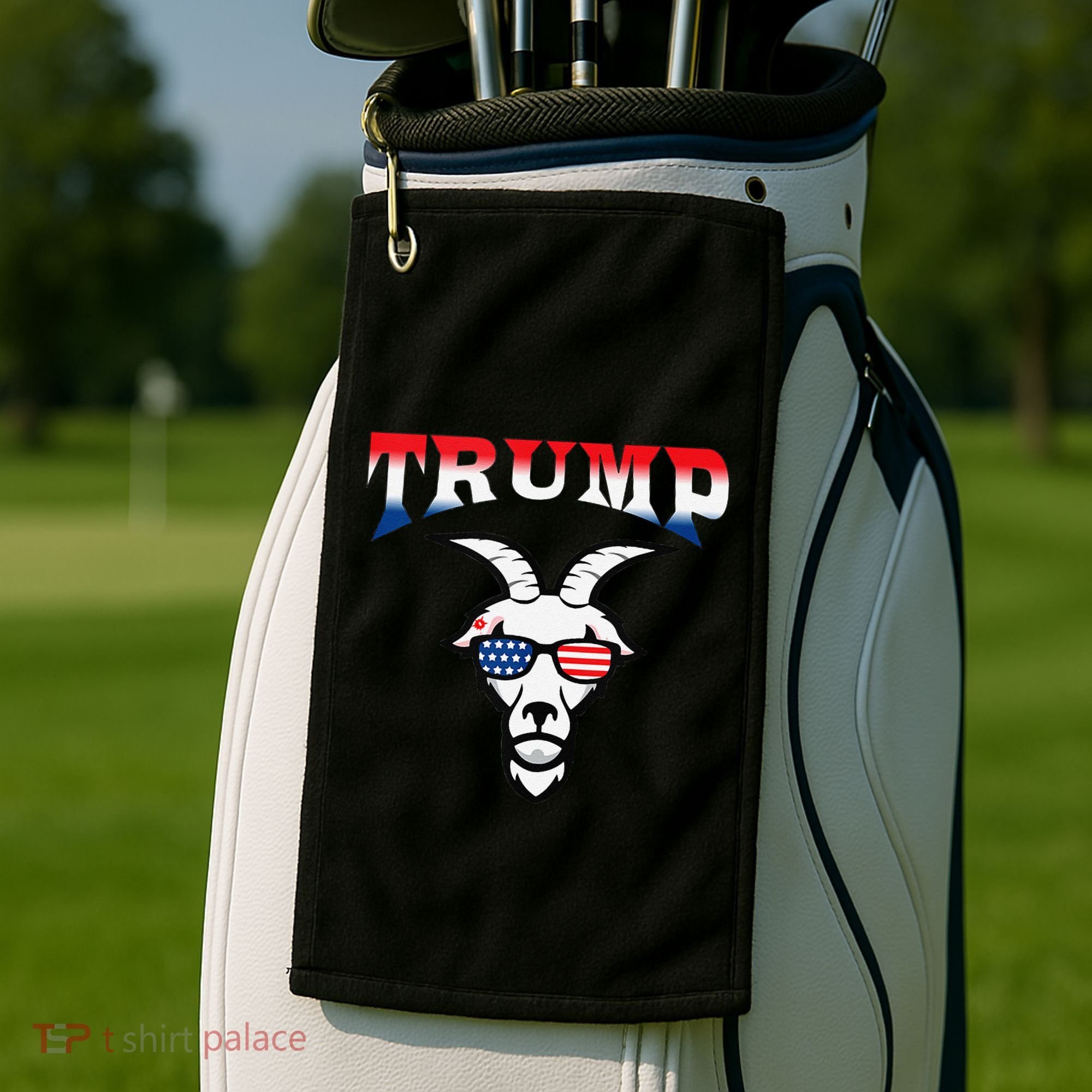 Trump Is The Goat Golf Towel