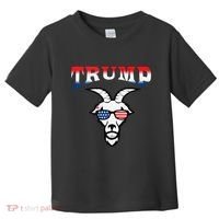 Trump Is The Goat Toddler T-Shirt thumb 0