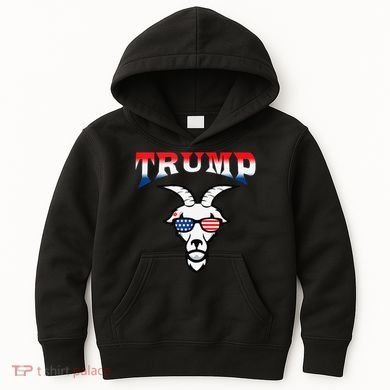 Trump Is The Goat Kids Hoodie