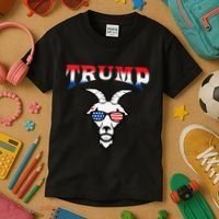 Trump Is The Goat Kids T-Shirt thumb 3