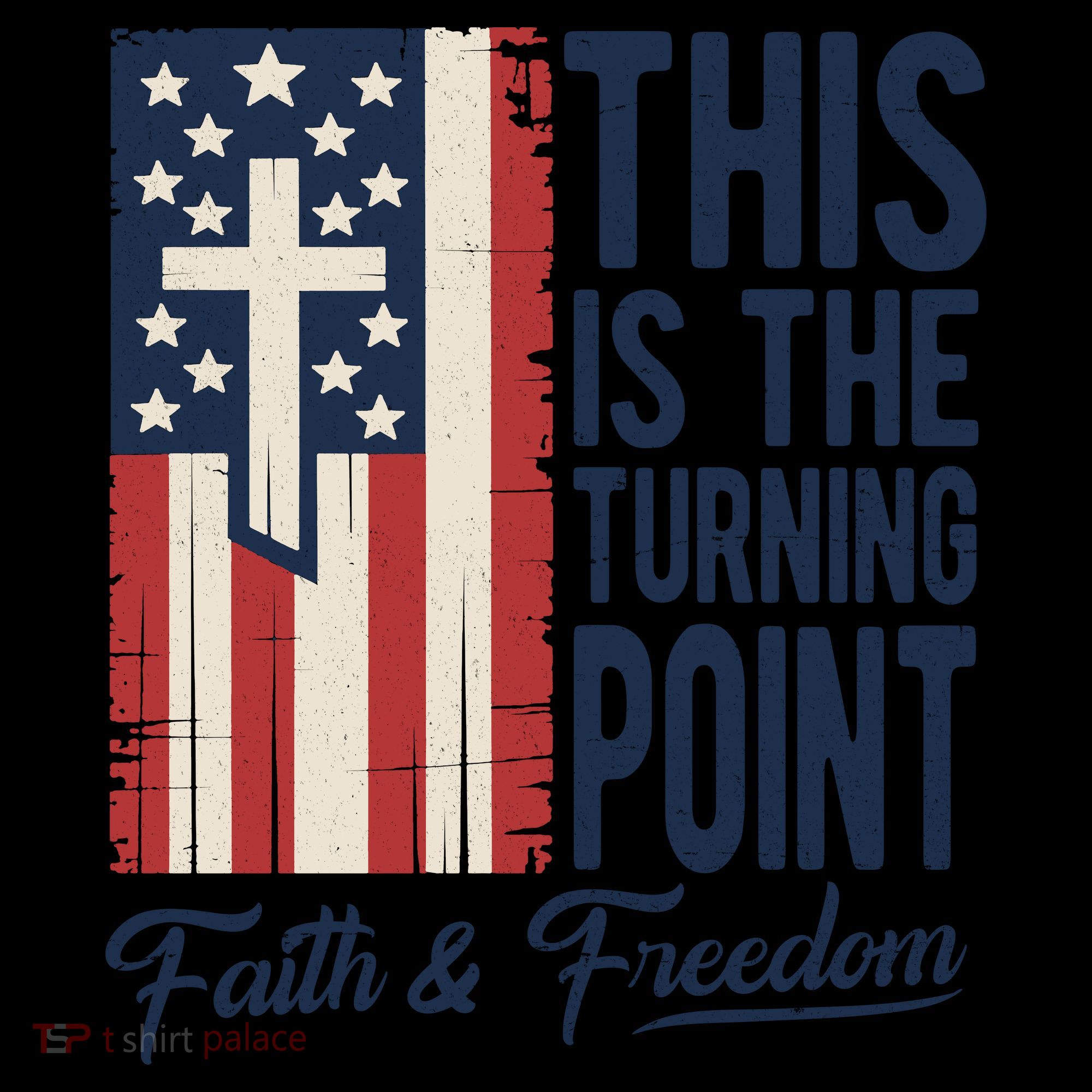 This Is The Turning Point Patriotic Faith & Freedom USA Coffee Mug