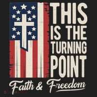 This Is The Turning Point Patriotic Faith & Freedom USA Tumbler thumb 3