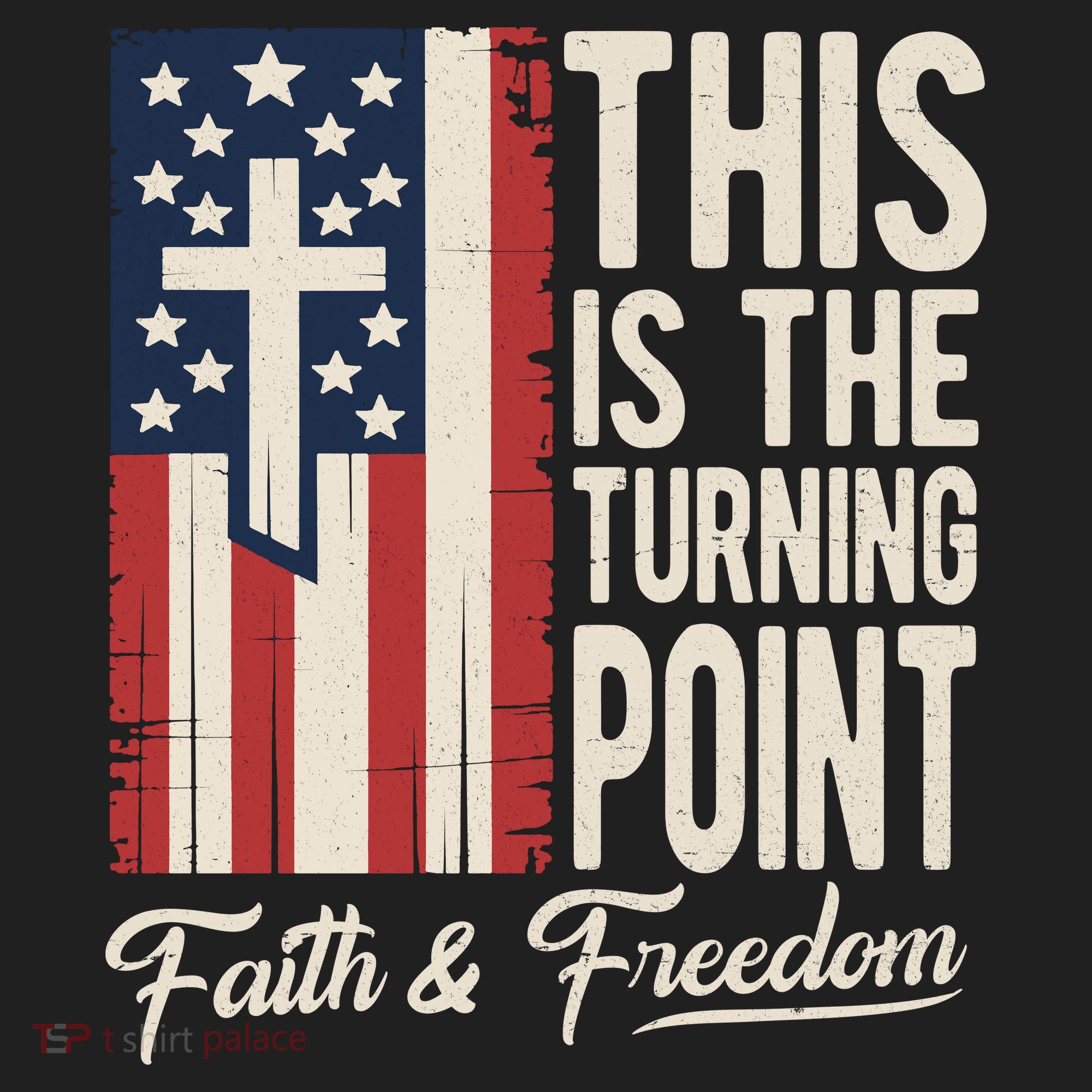 This Is The Turning Point Patriotic Faith & Freedom USA Tumbler