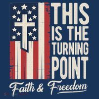 This Is The Turning Point Patriotic Faith & Freedom USA Women's Tank Top thumb 5