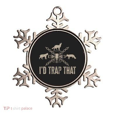 Trapping ID Trap That Trap Hunting Trapper Ornament