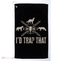 Trapping ID Trap That Trap Hunting Trapper Golf Towel thumb 0
