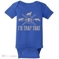 Trapping ID Trap That Trap Hunting Trapper Baby Bodysuit thumb 0
