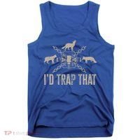 Trapping ID Trap That Trap Hunting Trapper Tank Top thumb 0