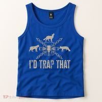 Trapping ID Trap That Trap Hunting Trapper Tank Top thumb 2
