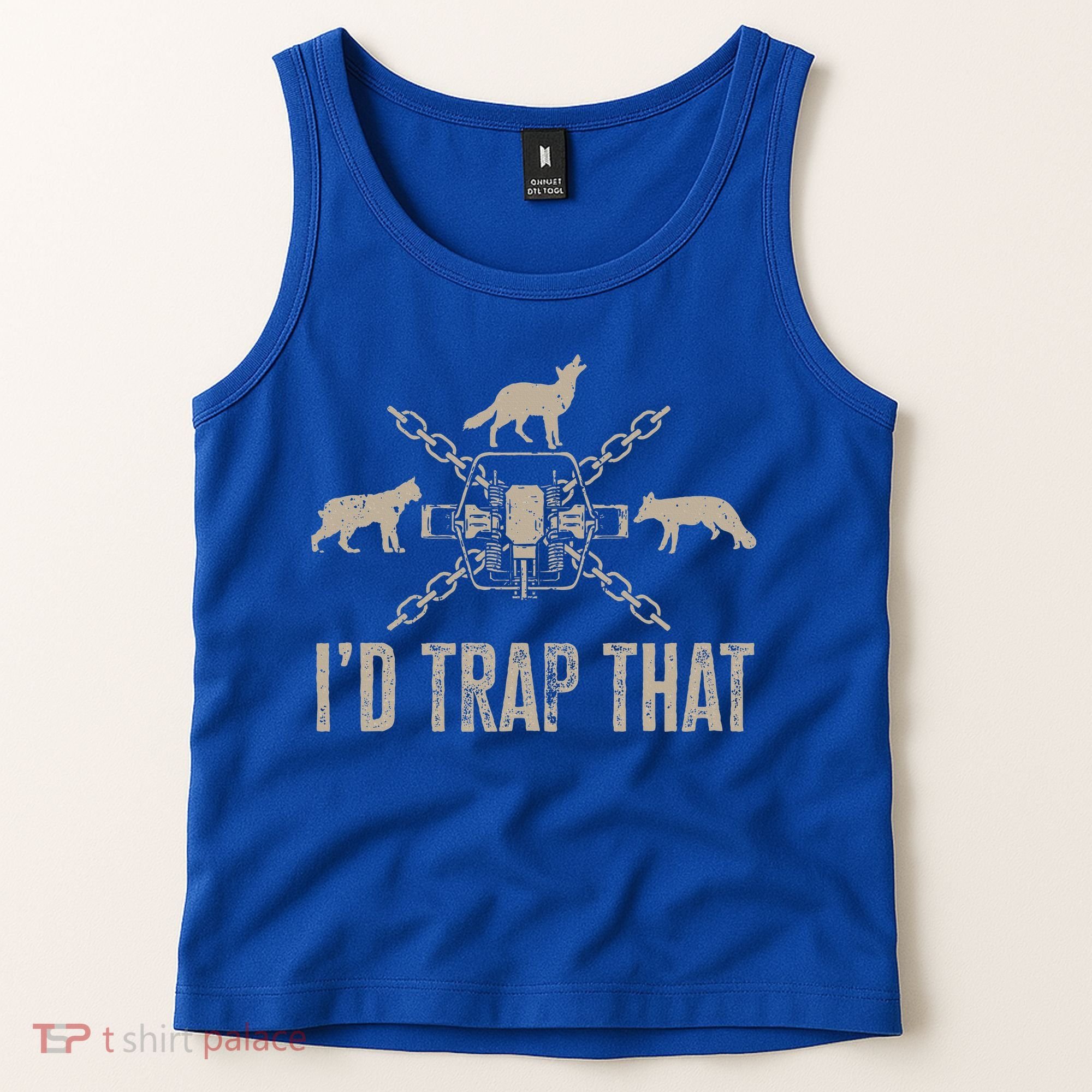 Trapping ID Trap That Trap Hunting Trapper Tank Top