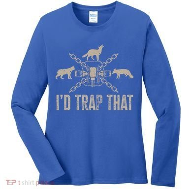 Trapping ID Trap That Trap Hunting Trapper Women's Long Sleeve Shirt