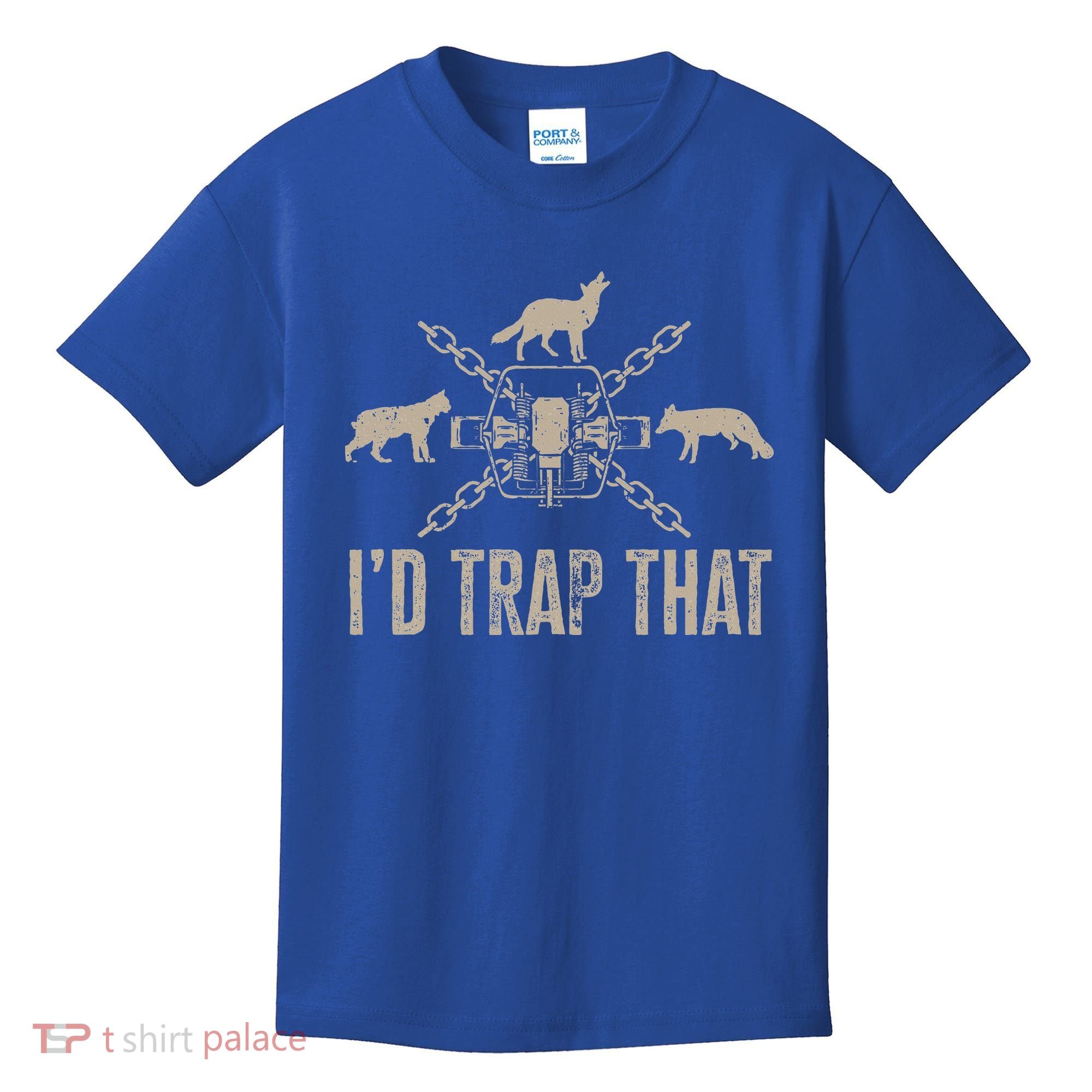 Trapping ID Trap That Trap Hunting Trapper Kids T-Shirt