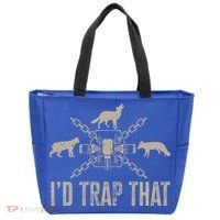 Trapping ID Trap That Trap Hunting Trapper Tote Bag thumb 0