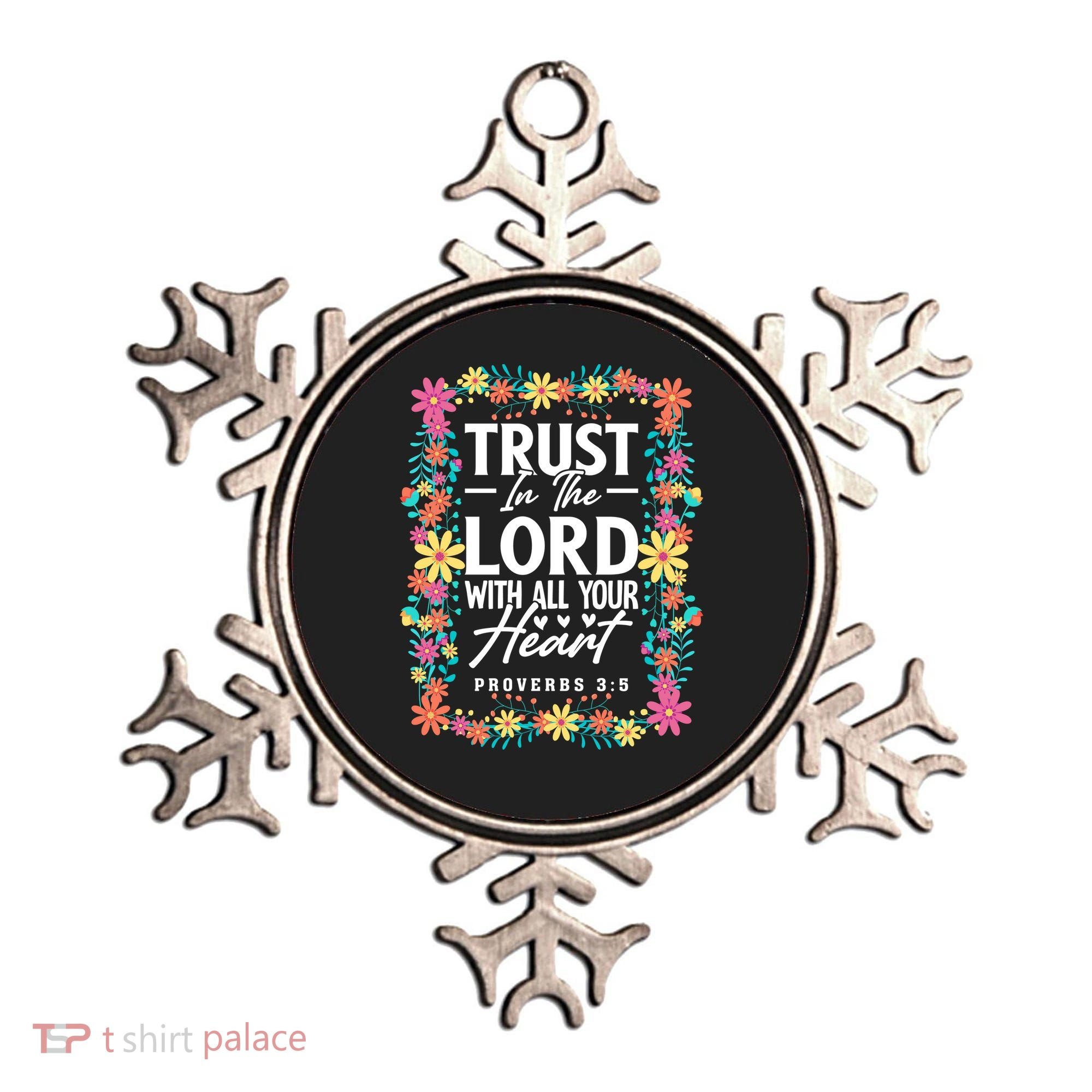Trust In The Lord With All Your Heart Ornament