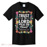 Trust In The Lord With All Your Heart Kids T-Shirt thumb 0