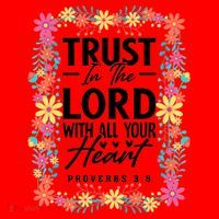 Trust In The Lord With All Your Heart Santa Hat thumb 1