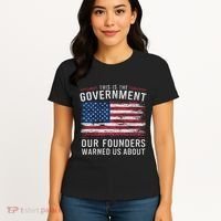 This Is The Government Our Founders Warned Us About Patriot Women's T-Shirt thumb 4